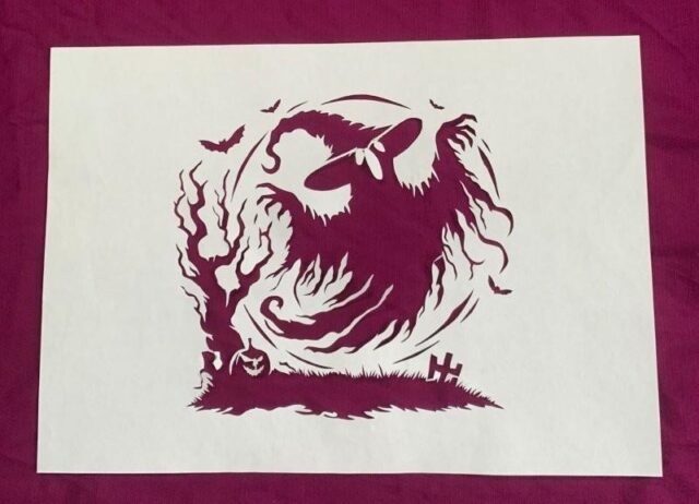 Ada Bakker, Haloween (3) papercut