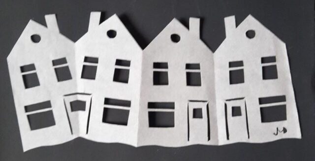 Joke van Dijken, Tussenhuis papercut