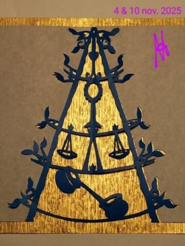 Marjolein Henderson, vier keer de Gulden middenweg papercut