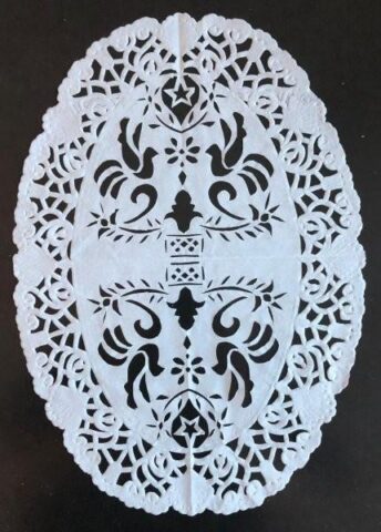 Tineke Dieks, taartkantknipsel papercut